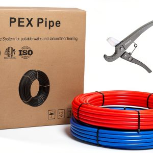 Pex-B Pipe EFIELD 1/2 inch Red Blue Tubing-0