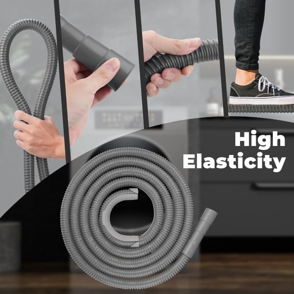 Funmit Washing Machine Drain Hose Corrugated Rubber-3