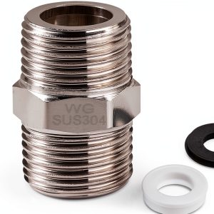 Stainless Steel Shower Hose Connector OFFO Leakproof G1/2-0
