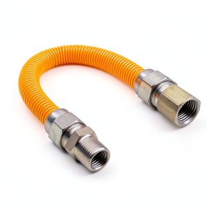EZ-FLUID Stainless Steel Gas Hose Connector Flexible Yellow-0