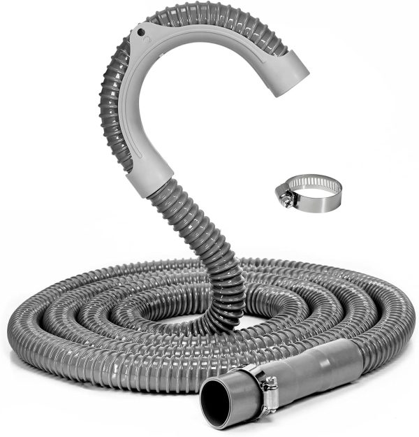 Funmit Washing Machine Drain Hose Corrugated Rubber-0