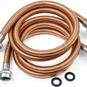 GE Stainless Steel Washer Hose Set 1600psi-0