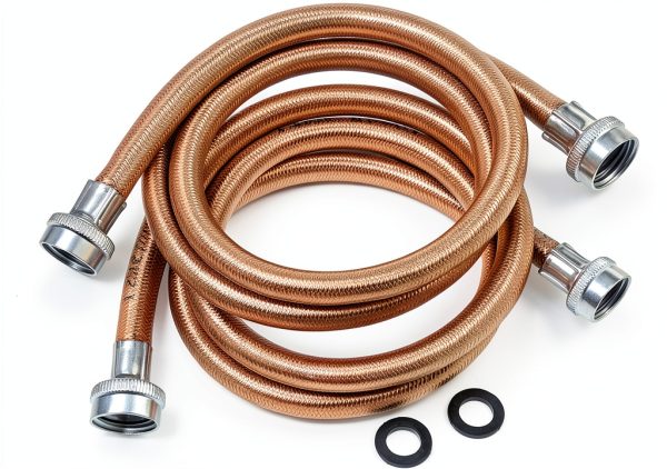 GE Stainless Steel Washer Hose Set 1600psi-0