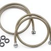 GE Stainless Steel Washer Hose Set 1600psi-3