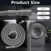 Funmit Washing Machine Drain Hose Corrugated Rubber-4
