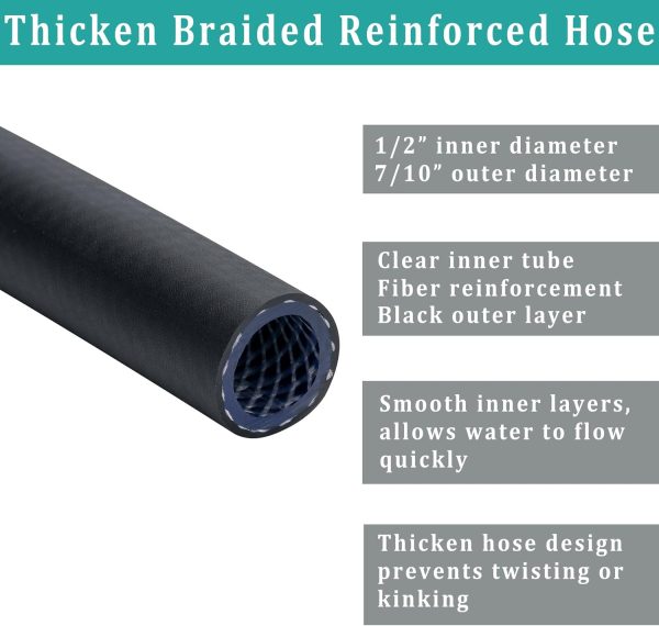 ZY-hosetube Dehumidifier Drain Hose Flexible Brass Connector-2