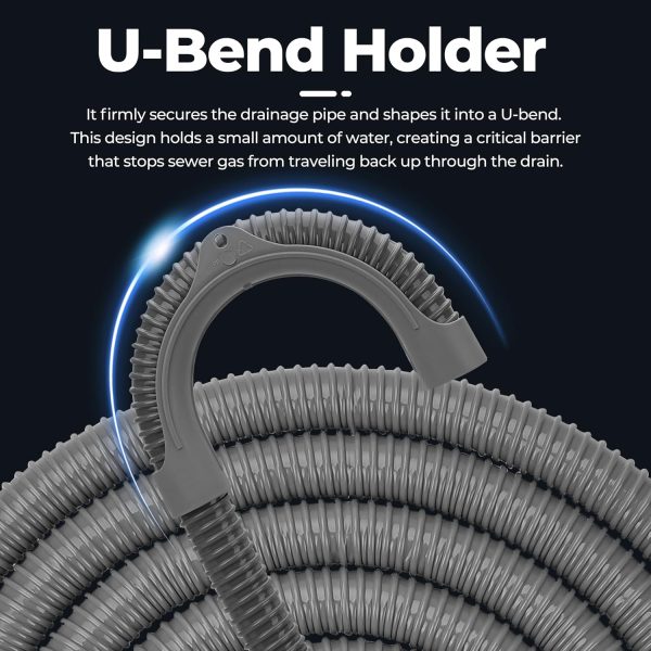 Funmit Washing Machine Drain Hose Corrugated Rubber-1