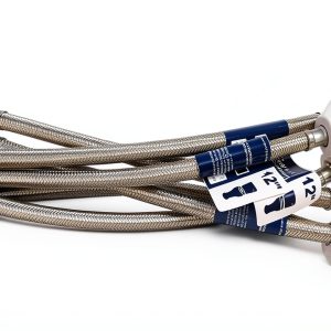PLUMBINGMASTER Stainless Steel Toilet Supply Line 12 Inch 6-0