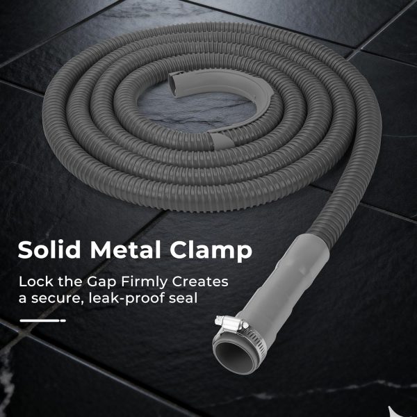 Funmit Washing Machine Drain Hose Corrugated Rubber-6