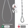 JASYA Shower Hose Stainless Steel Flexible 360 Rotation-5