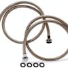 GE Stainless Steel Washer Hose Set 1600psi-2