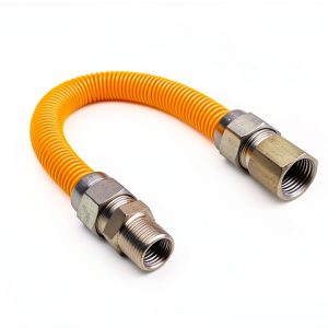 EZ-FLUID Stainless Steel Gas Hose Connector Flexible Yellow-0