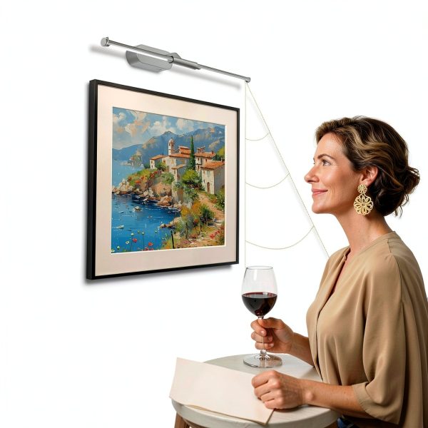 Wireless Picture Light Glendan 24" Light Remote Timer-6