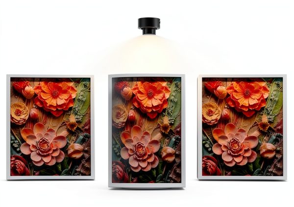 Picture Lights 3 Pack Wireless Rechargeable Wall Lights by LEITAU-2