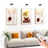 Black Picture Lights YARNOCK Light Remote Timer Dimmable 3-Pack-2