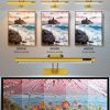 Magnetic Wireless Picture Light 16in Gold Rechargeable Remote Dimmable-1