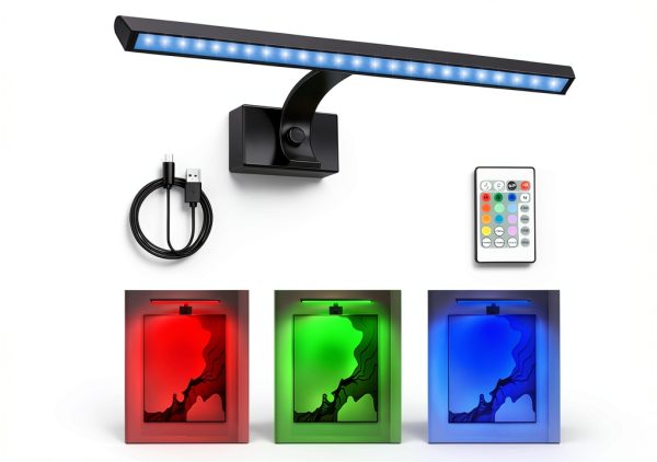 Wireless LED Picture Light BIGMONAT 16‑inch Dimmable Rechargeable-0