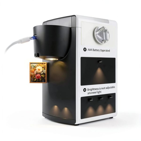 Picture Lights 3 Pack Rechargeable Wall Lights by Narotood Black-2